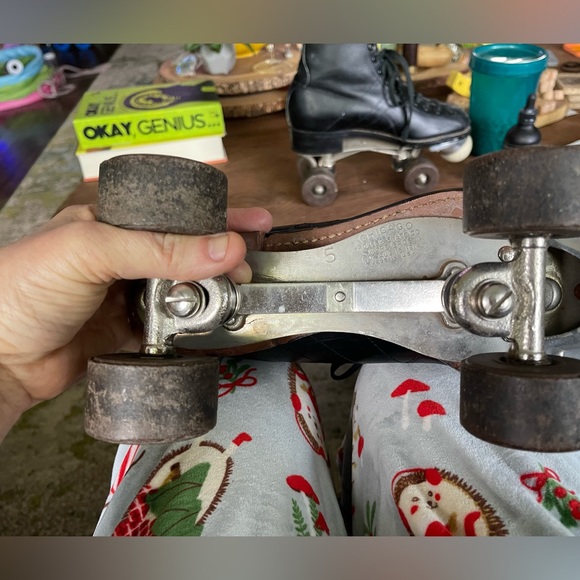 Vintage Roller Skates Gil Ash 1950 -1960 original stoppers and clay wheels - Picture 4 of 7